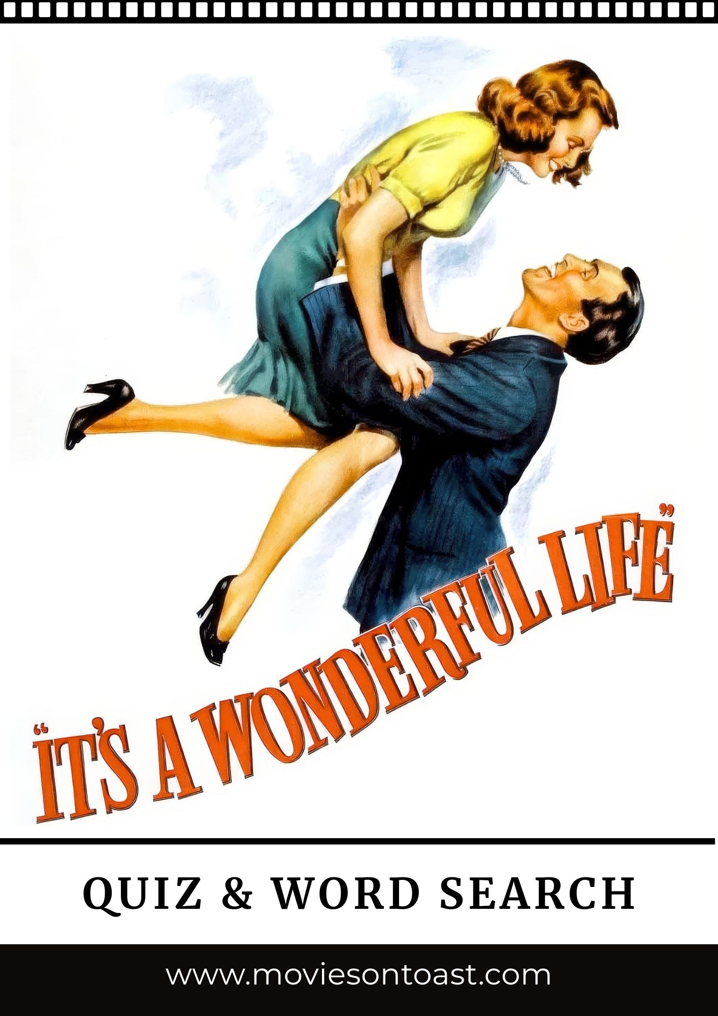 It's a Wonderful Life Movie Quiz and Word Search