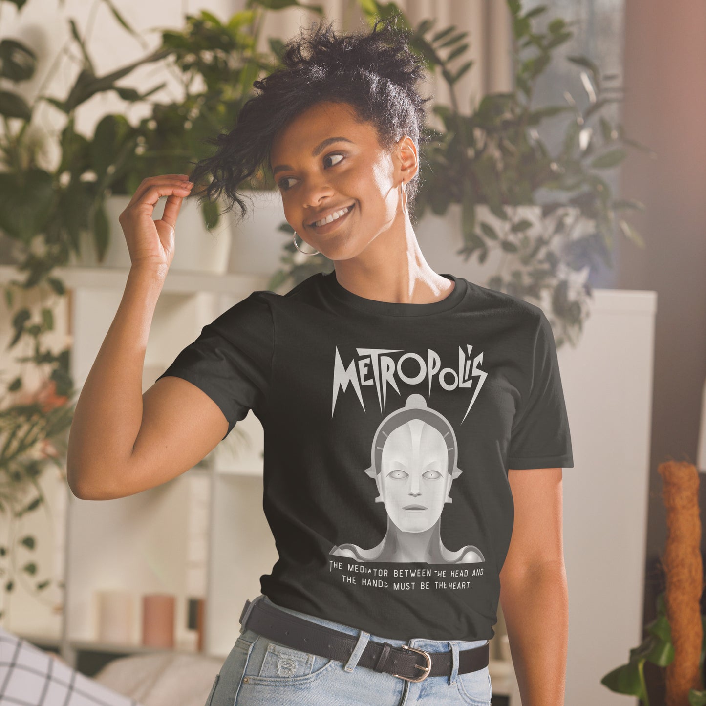 The Mediator Between the Head and the Hands Must be the Heart, Metropolis 1927 Short-Sleeve Unisex T Shirt