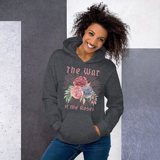 The War of the Roses Unisex Hoodie, Flowery Print, Movie Lover Gift