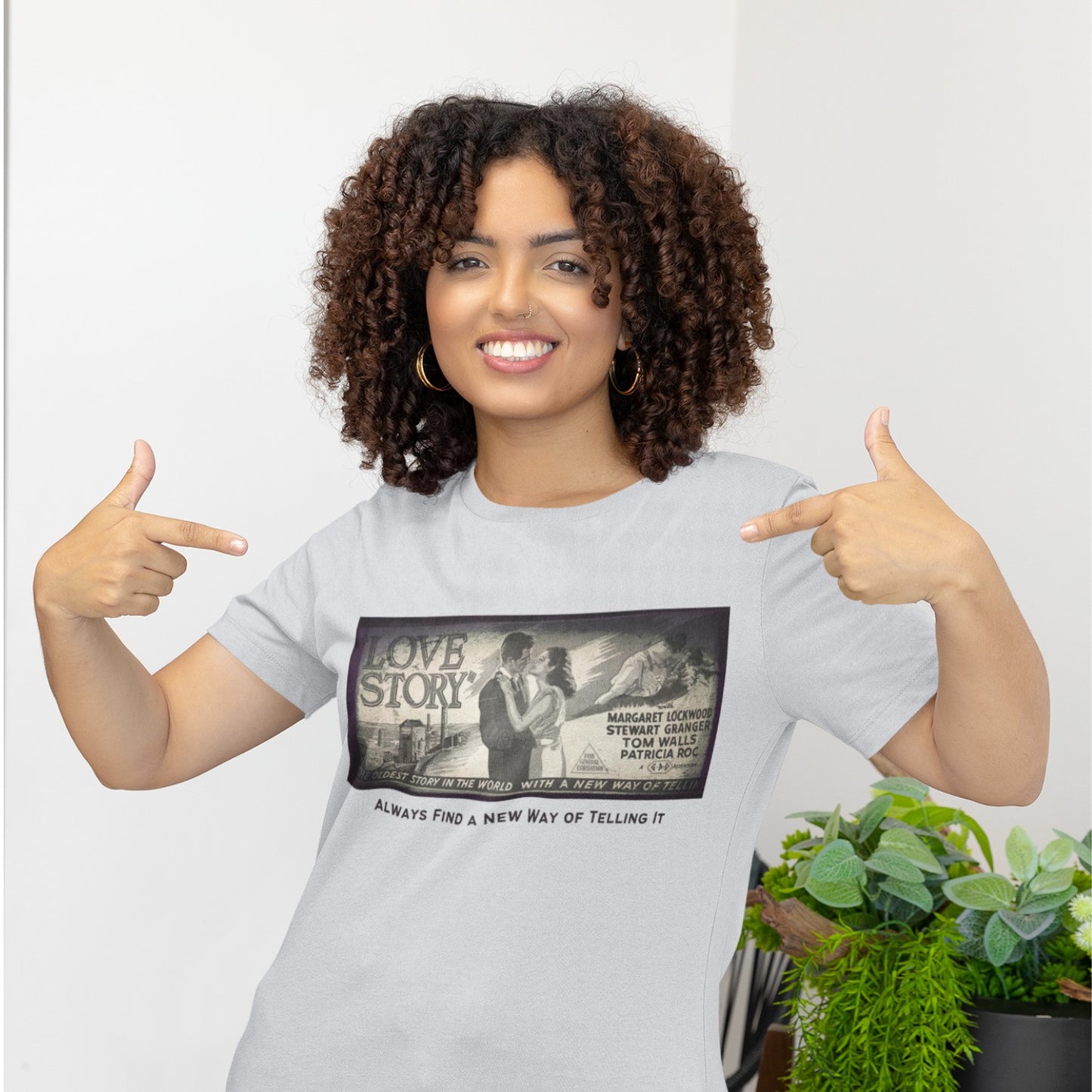 Love Story Short-Sleeve Unisex T-Shirt, Love Story 1944 Movie Poster, Margaret Lockwood