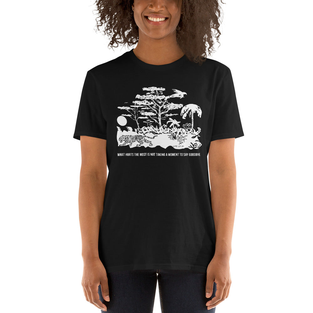 What Hurts the Most is not Taking a Moment to say Goodbye Short-Sleeve Unisex T-Shirt