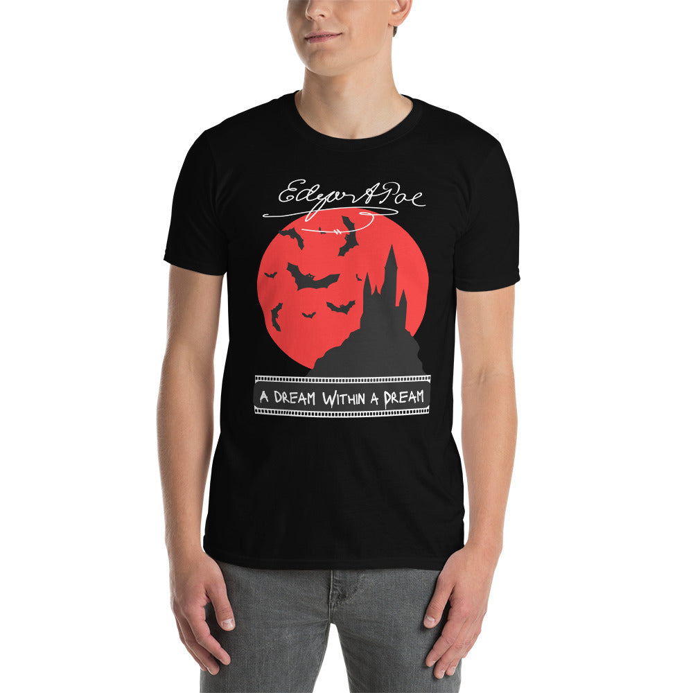 A Dream Within a Dream Short-Sleeve Unisex T-Shirt, Edgar Allan Poe Poem, Movie Lover T-shirt