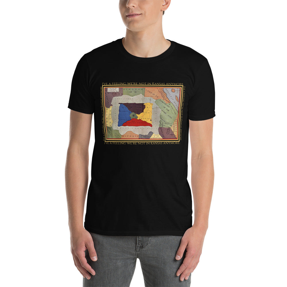 I Have a Feeling We Are Not in Kansas Anymore Short-Sleeve Unisex T-Shirt, Wizard of Oz, Map of Oz