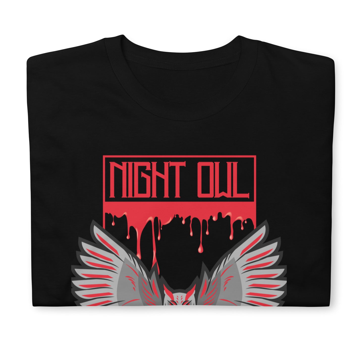 The Night Owl Short-Sleeve Unisex T-Shirt, Bloody Owl