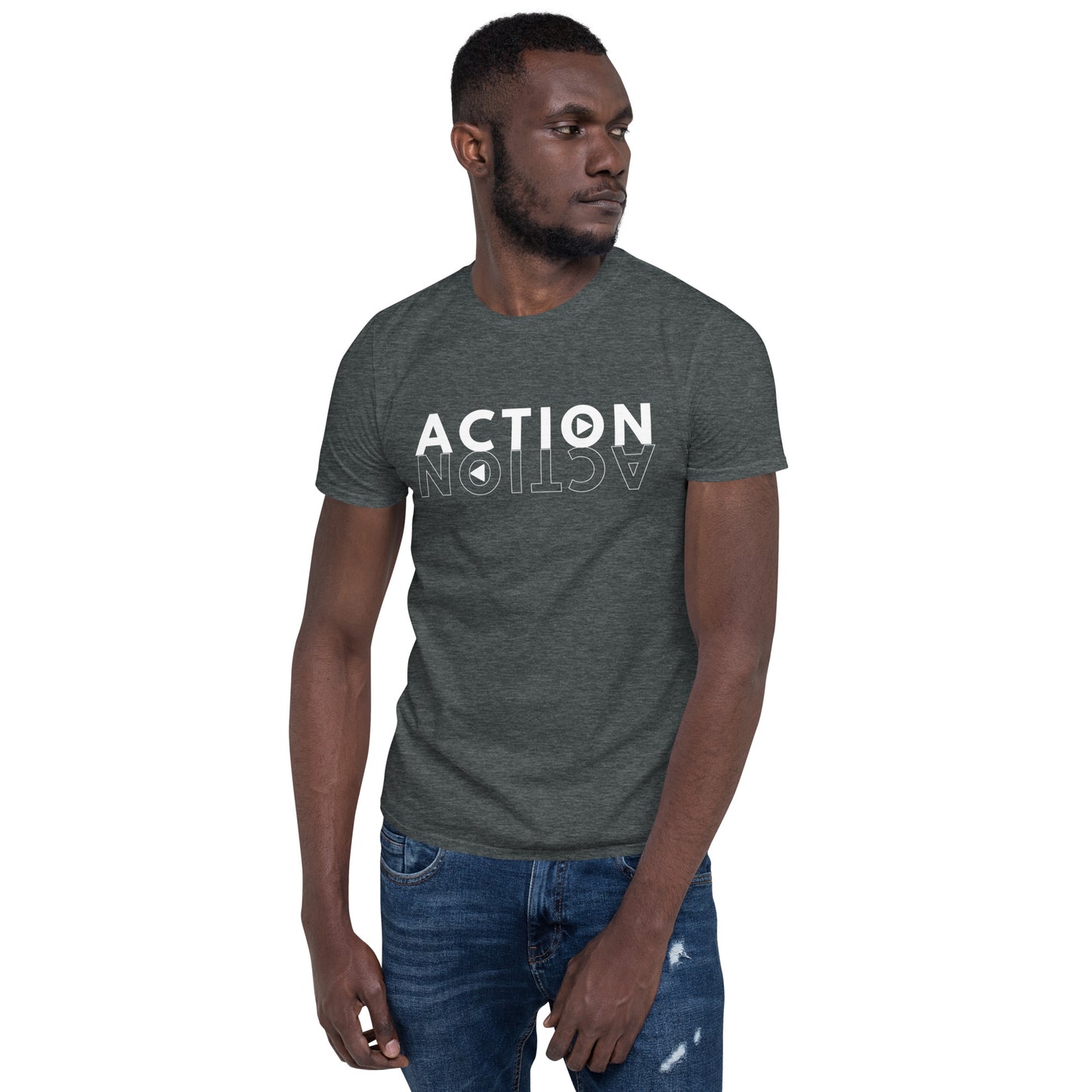 Action Short-Sleeve Unisex T-Shirt, Motivational Shirt, Do Something, Take Action