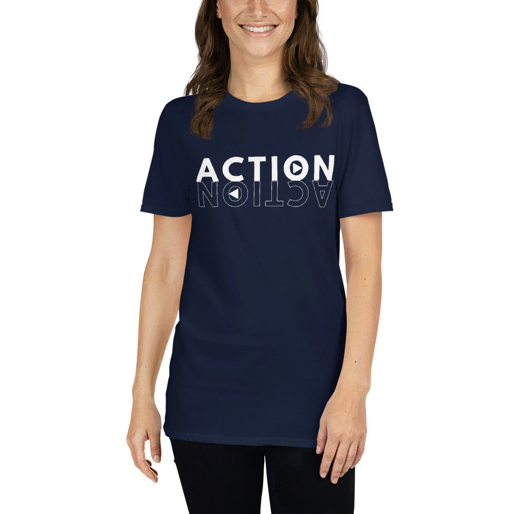 Action Short-Sleeve Unisex T-Shirt, Motivational Shirt, Do Something, Take Action