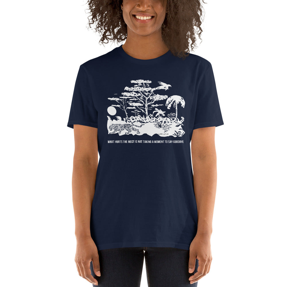 What Hurts the Most is not Taking a Moment to say Goodbye Short-Sleeve Unisex T-Shirt