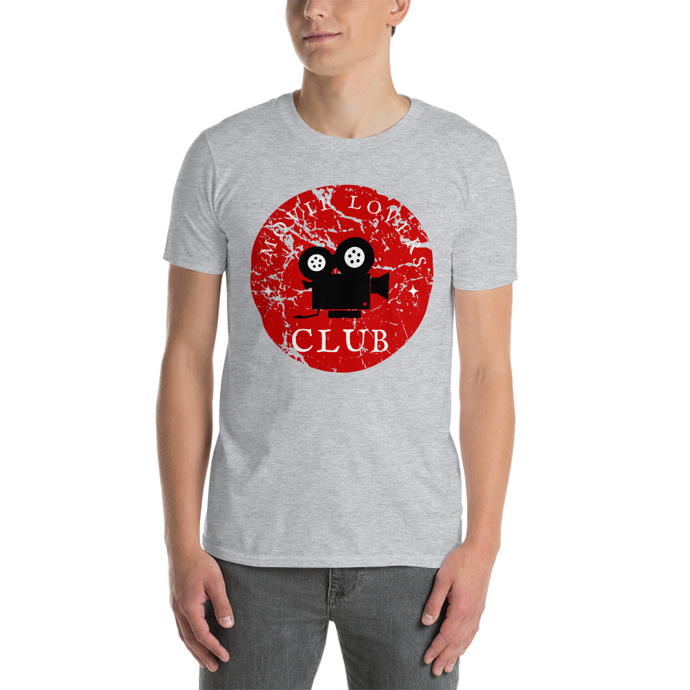 Movie Lovers Club Short-Sleeve Unisex T-Shirt, Cinephile, Movie Lover Gift