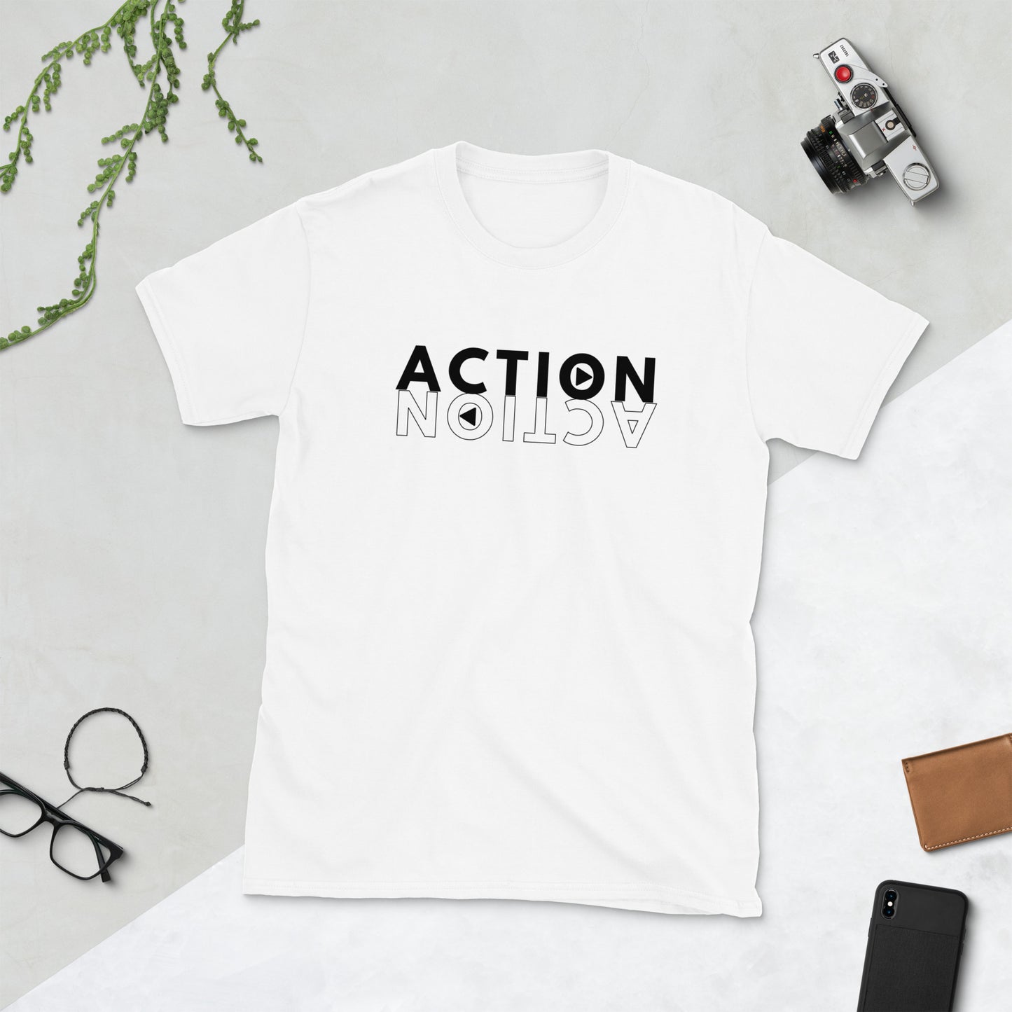 Action Short-Sleeve Unisex T-Shirt, Motivational Shirt, Do Something, Take Action