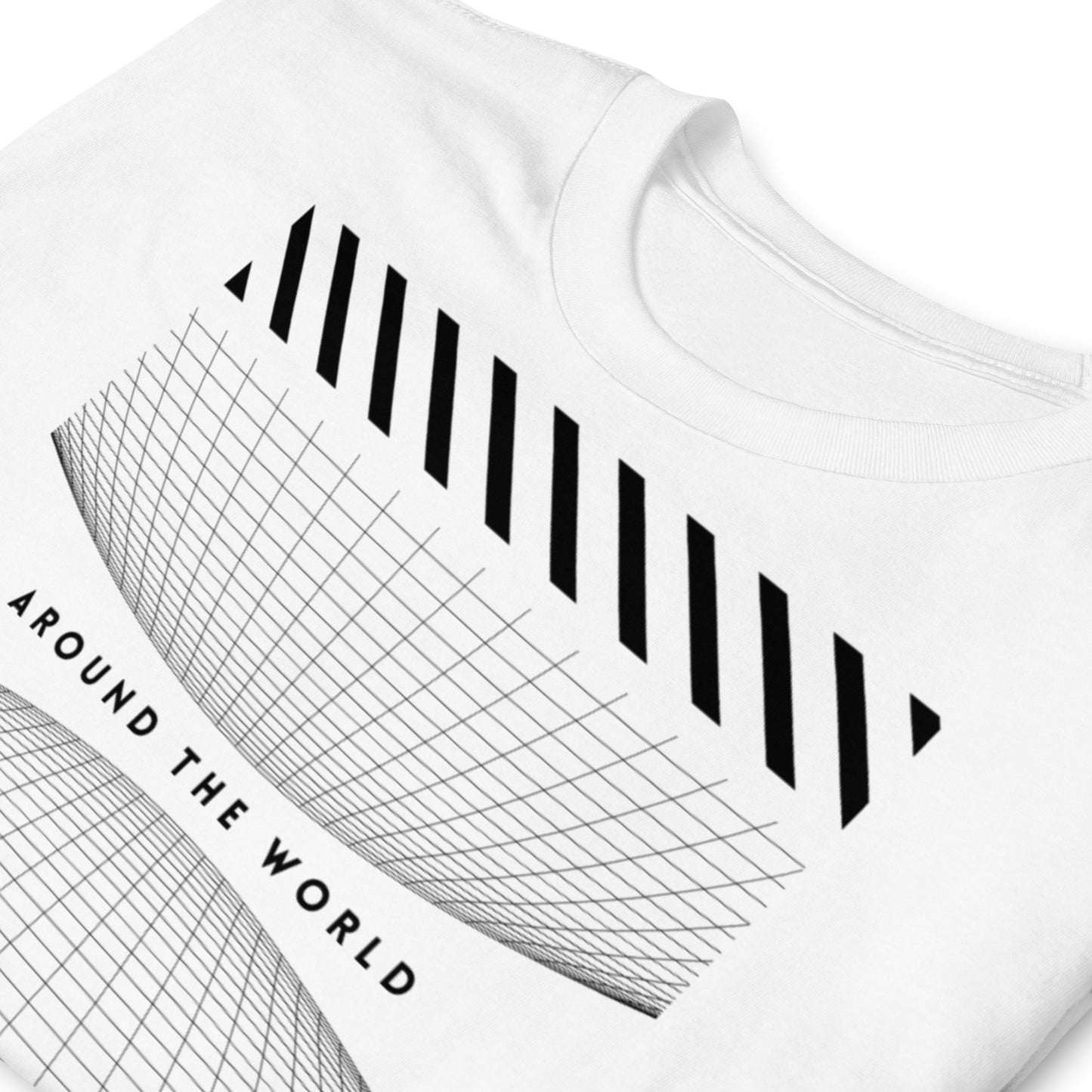 Around the World (in) 80 Days Short-Sleeve Unisex T-Shirt, Jules Verne Book, Film