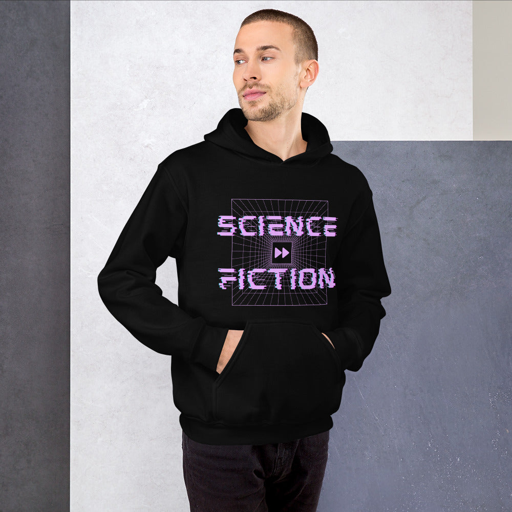 Science Fiction Fast Forward Unisex Hoodie, Movie Lover, Film Lover, Cinephile