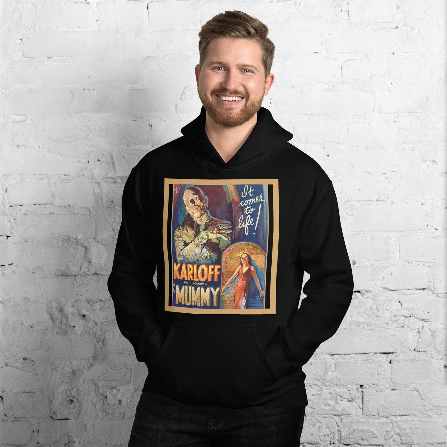 The Mummy 1932 Horror/Fantasy Unisex Hoodie, Classic Film, Boris Karloff