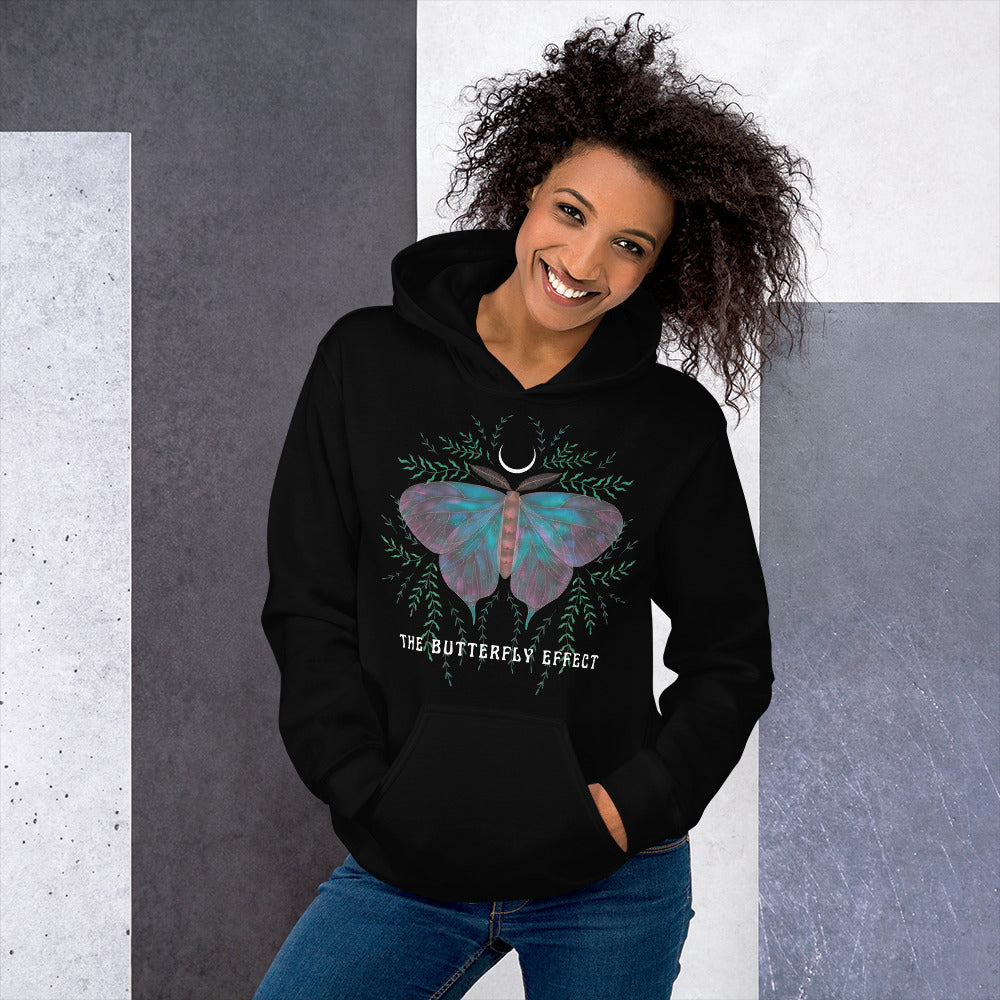 The Butterfly Effect Unisex Hoodie, Half Moon