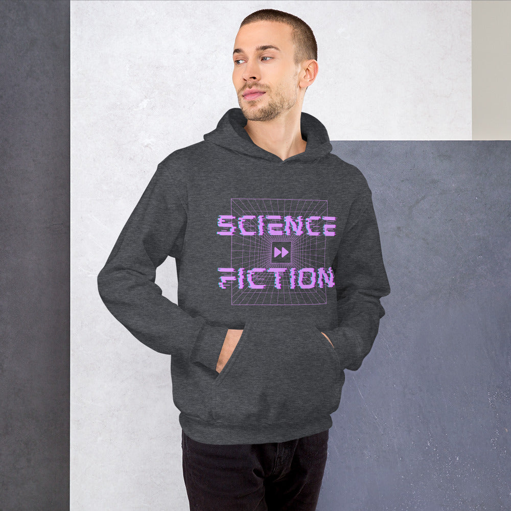 Science Fiction Fast Forward Unisex Hoodie, Movie Lover, Film Lover, Cinephile