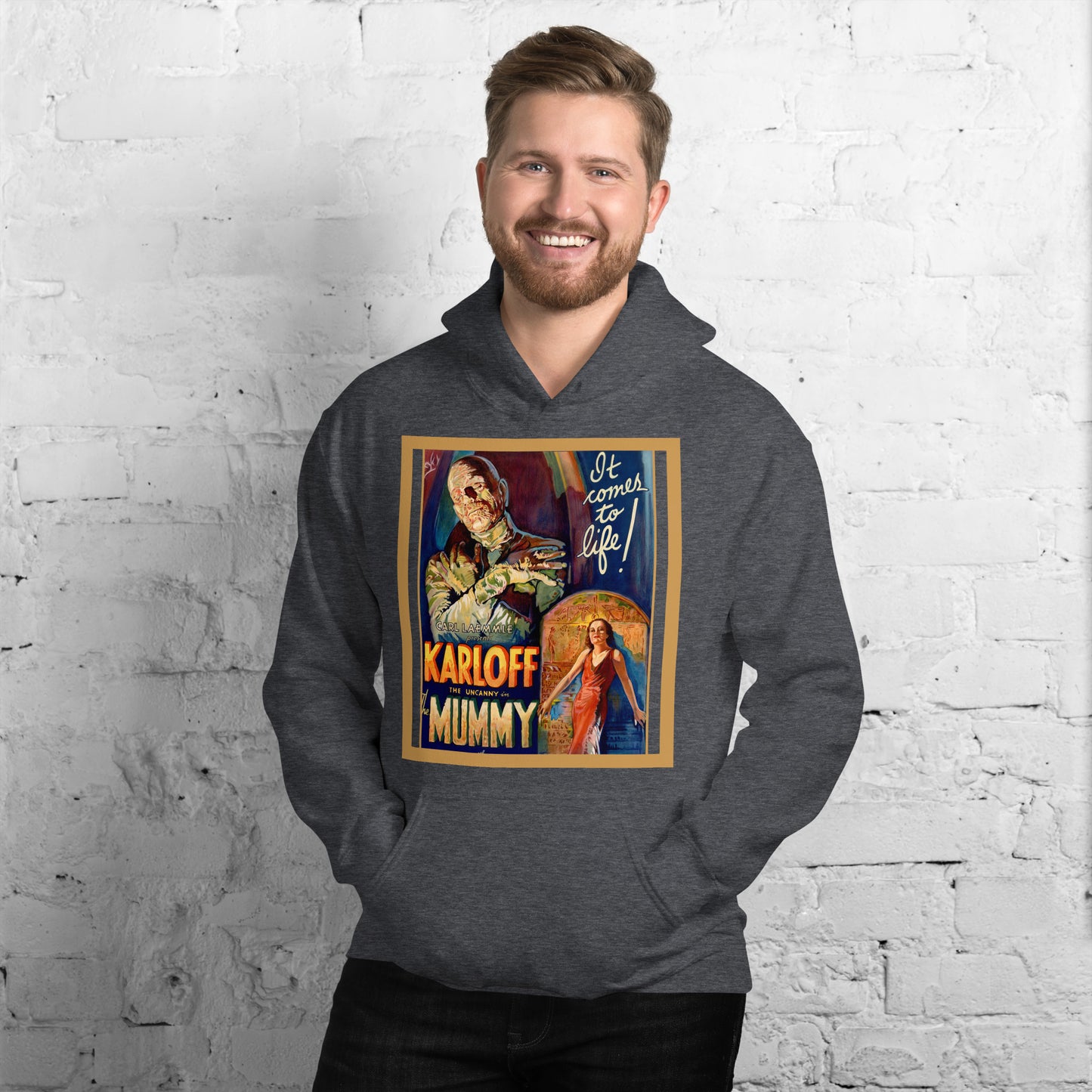The Mummy 1932 Horror/Fantasy Unisex Hoodie, Classic Film, Boris Karloff