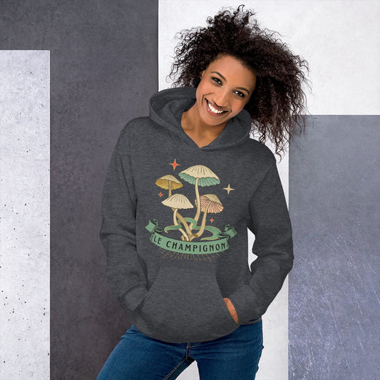 The Mushroom (Le Champignon) Unisex Hoodie, Gift for Film Lovers, Mushroom Lovers
