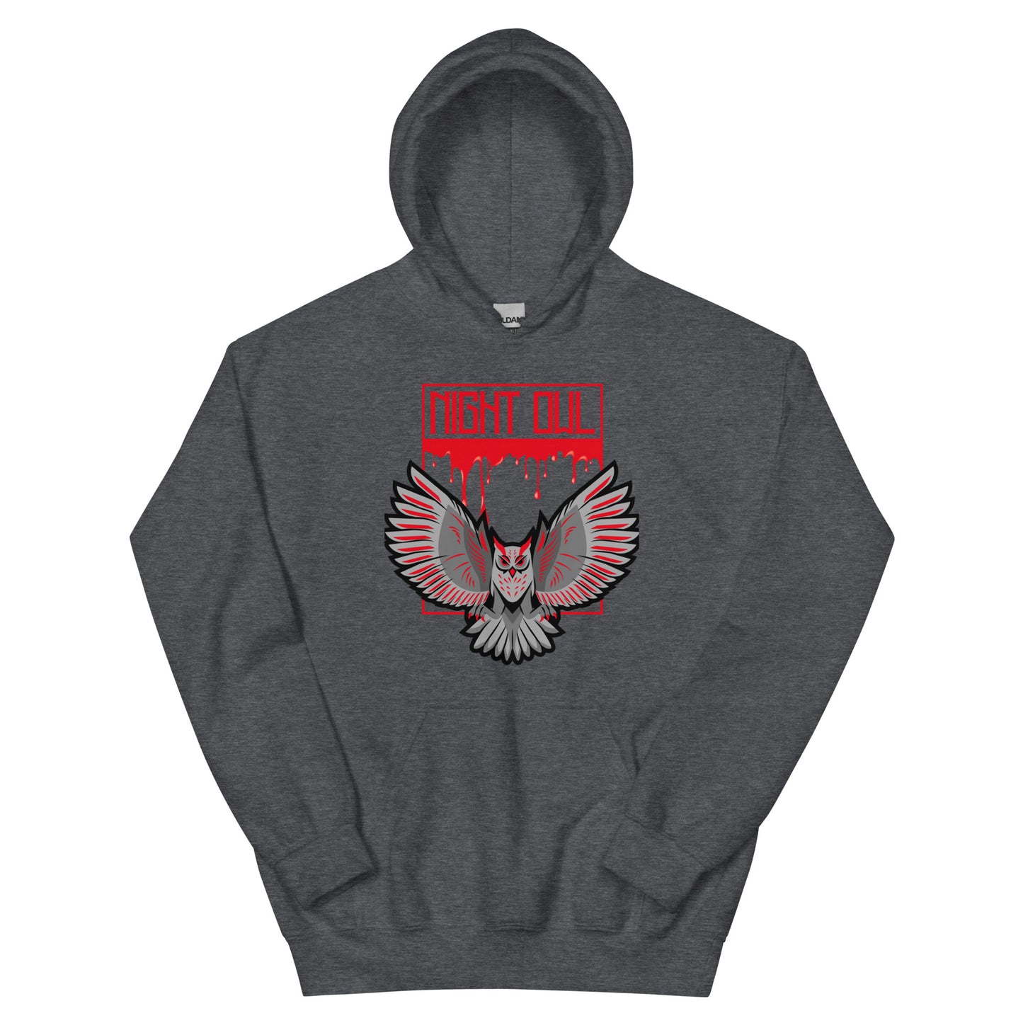 The Night Owl Unisex Hoodie, Bloody Owl Print