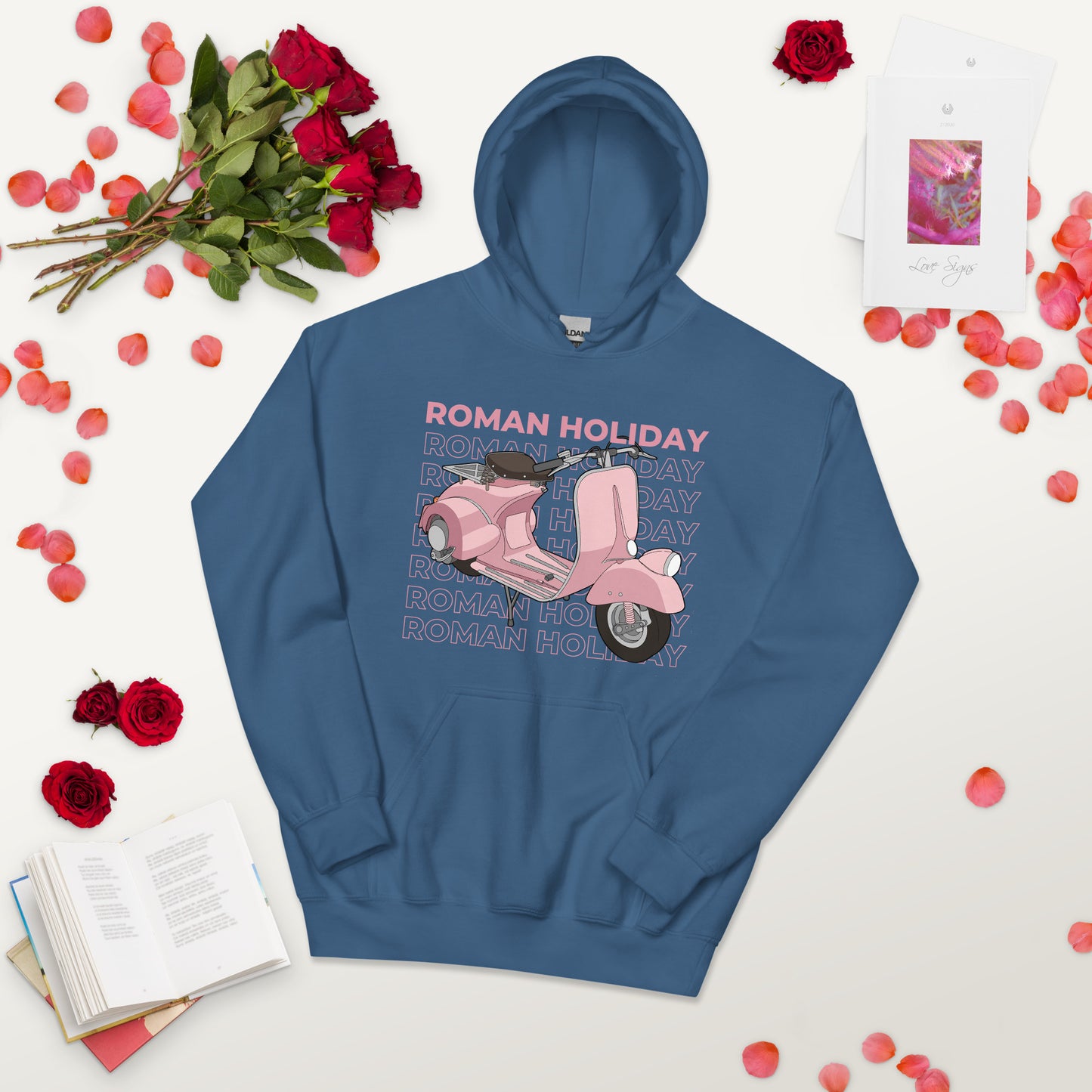 Roman Holiday Unisex Hoodie, Gift for Movie Lover, Cinema, Rome