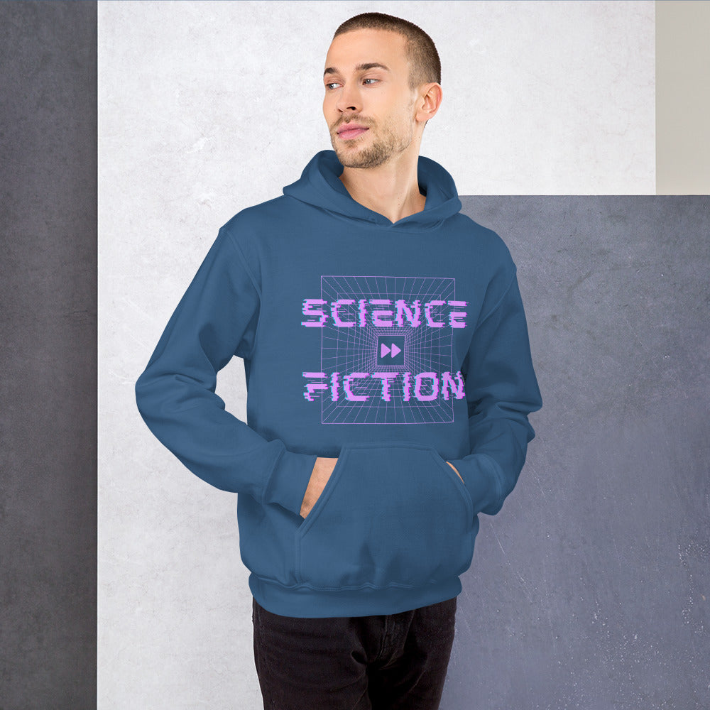 Science Fiction Fast Forward Unisex Hoodie, Movie Lover, Film Lover, Cinephile