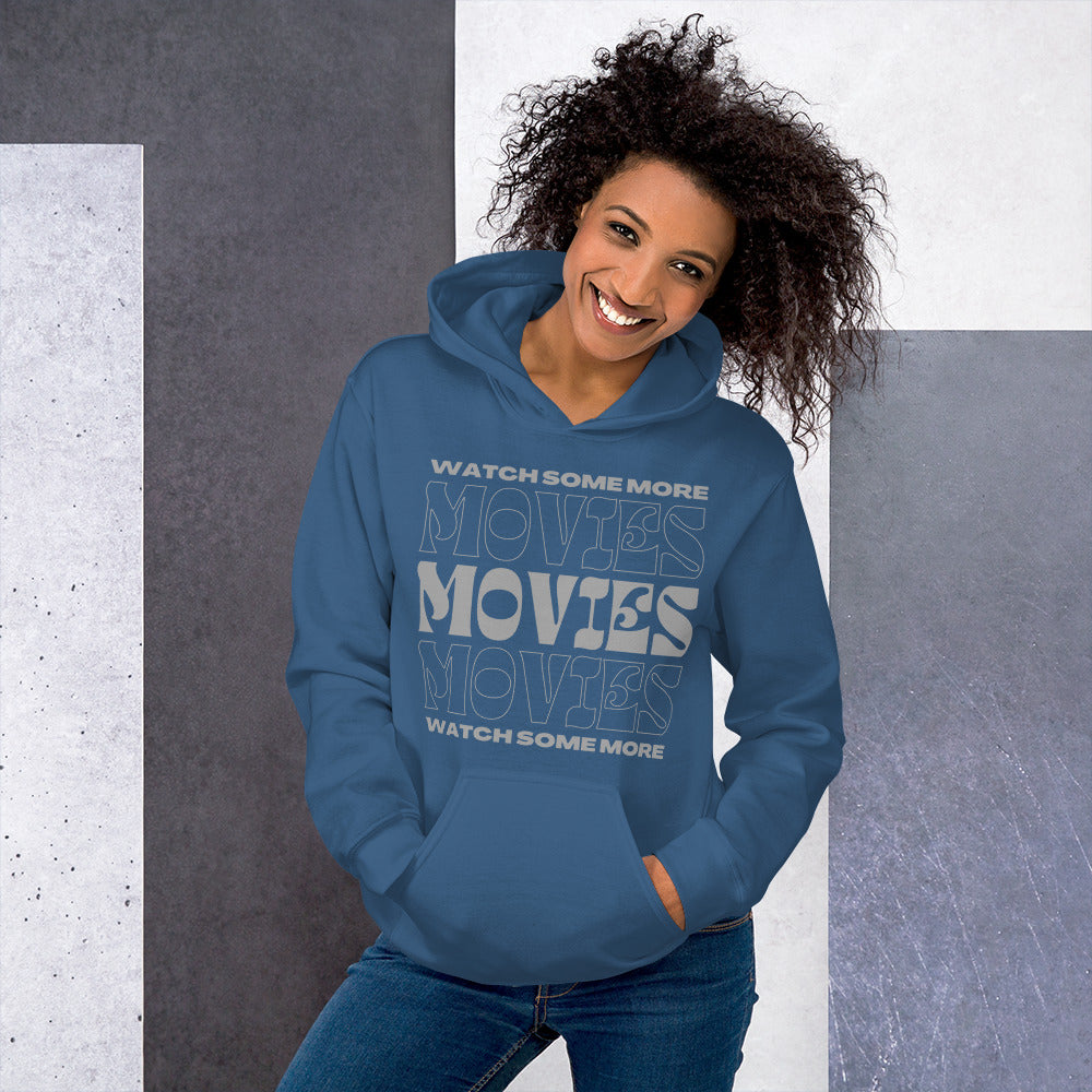 Watch Some More Movies Unisex Hoodie, Gift for Movie Lover