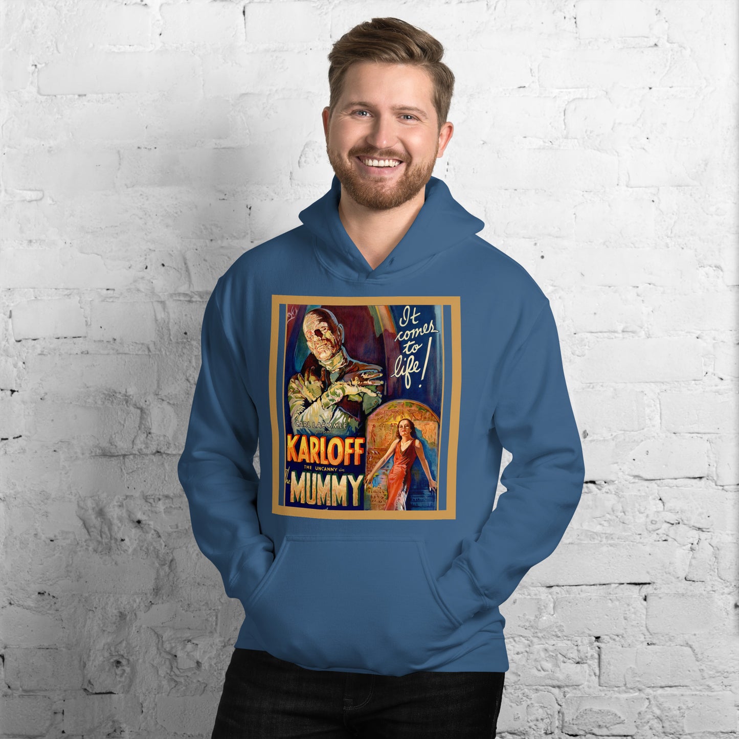 The Mummy 1932 Horror/Fantasy Unisex Hoodie, Classic Film, Boris Karloff