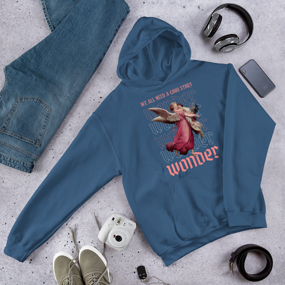 Wonder, We All Need a Good Story Print Unisex Hoodie