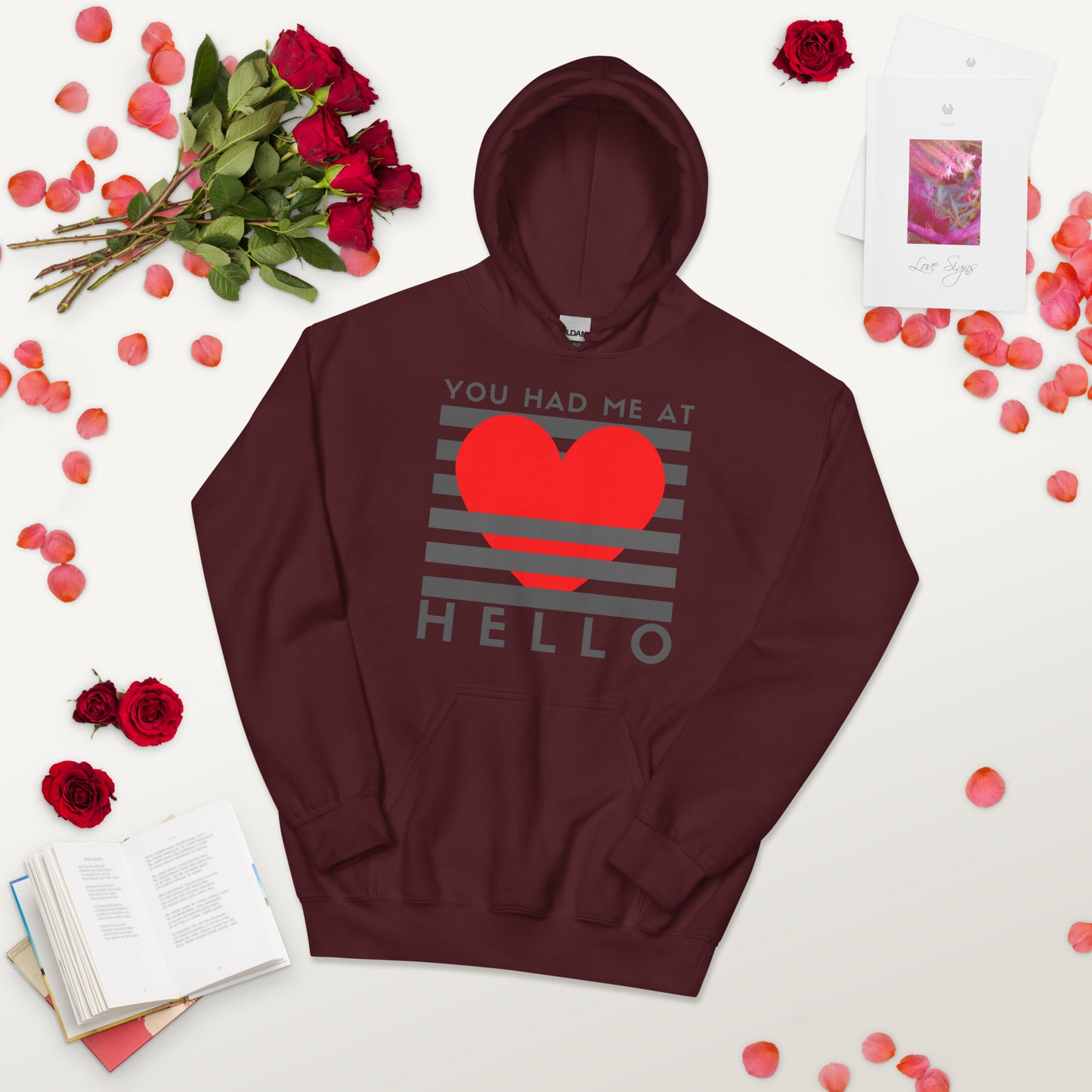 You Had Me at Hello, Unisex Hoodie Movie Quote, Romance, Romantic Film