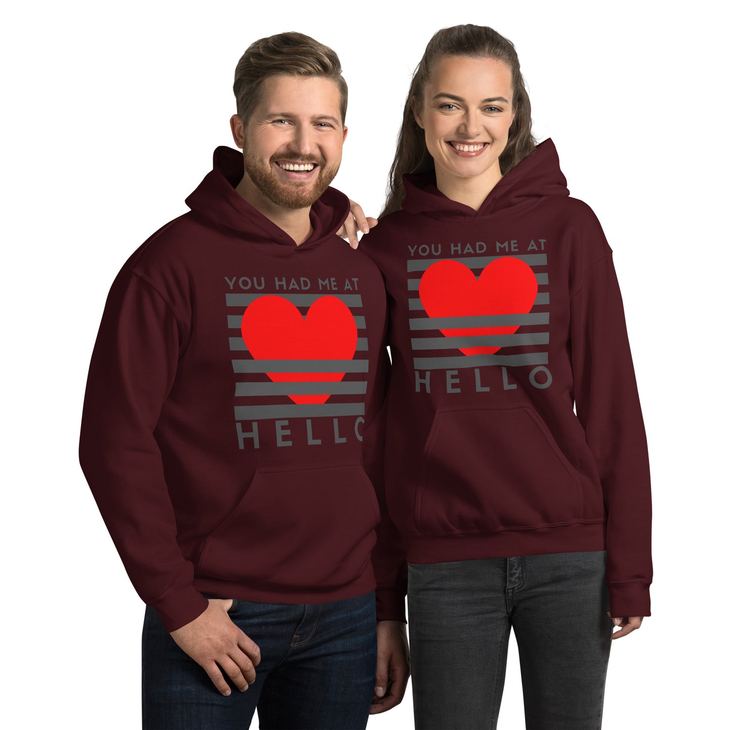 You Had Me at Hello, Unisex Hoodie Movie Quote, Romance, Romantic Film