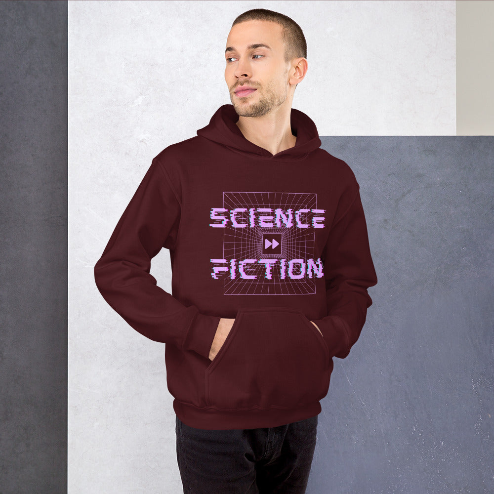 Science Fiction Fast Forward Unisex Hoodie, Movie Lover, Film Lover, Cinephile