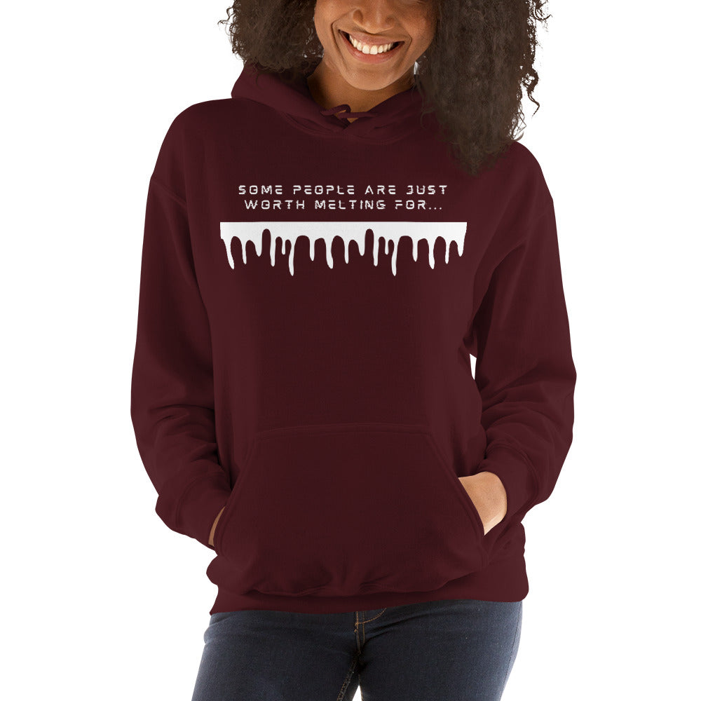 Some People Are Just Worth Melting For Unisex Hoodie, Movie Lover Gift
