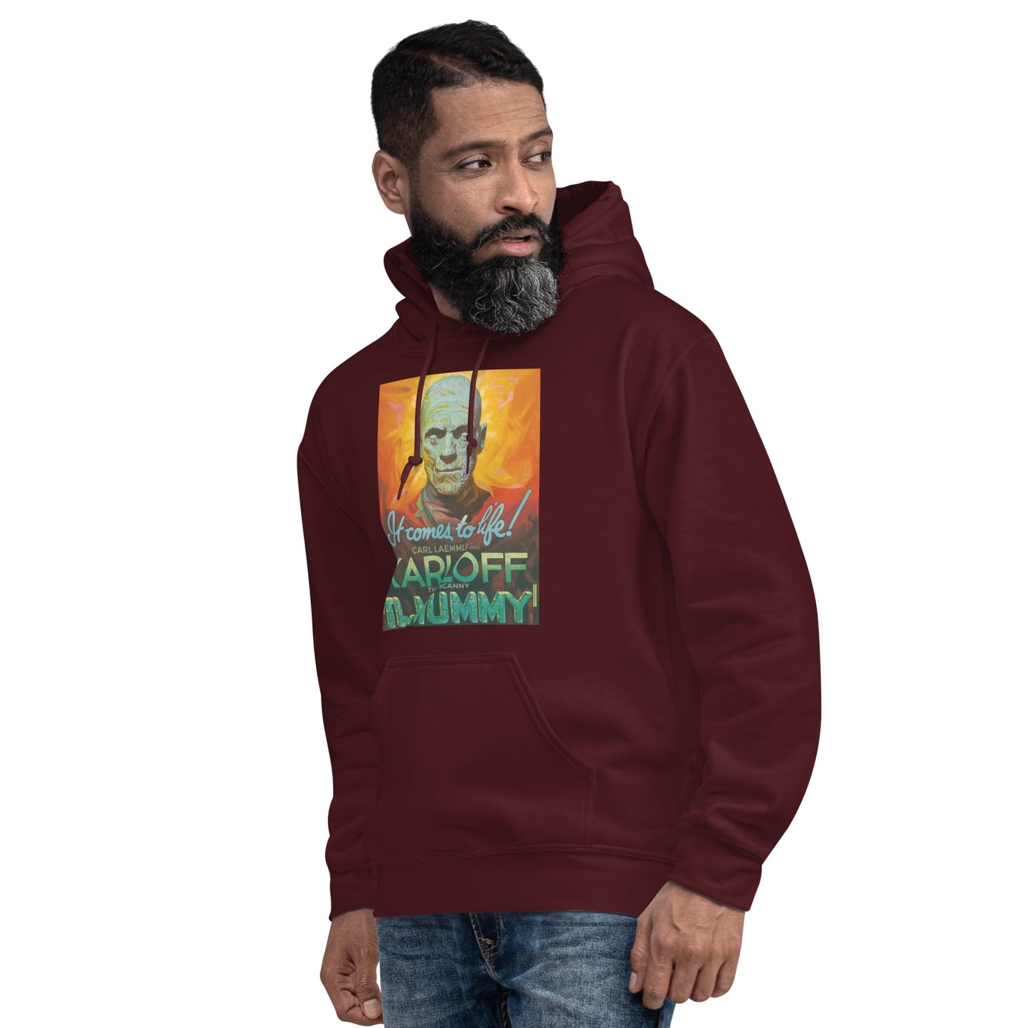The Mummy 1932 Horror/Fantasy Unisex Hoodie, Classic Film, Boris Karloff