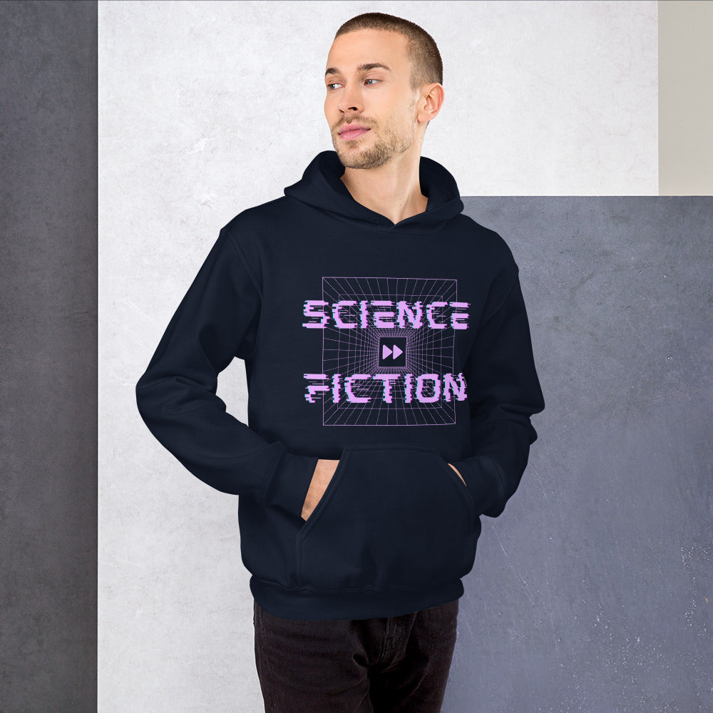 Science Fiction Fast Forward Unisex Hoodie, Movie Lover, Film Lover, Cinephile