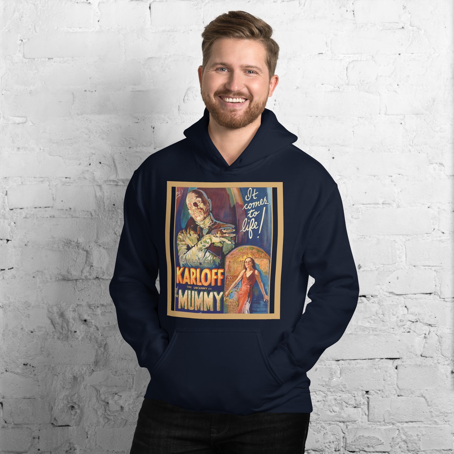 The Mummy 1932 Horror/Fantasy Unisex Hoodie, Classic Film, Boris Karloff