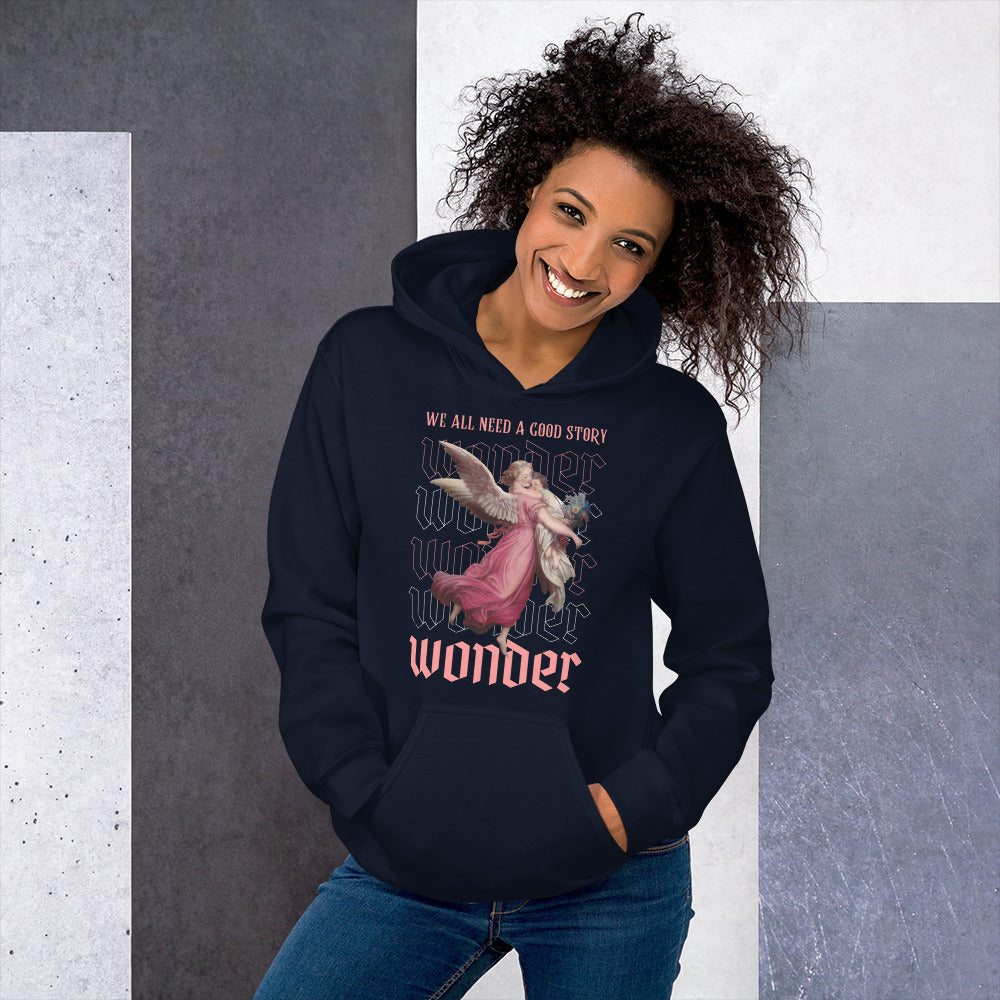 Wonder, We All Need a Good Story Print Unisex Hoodie