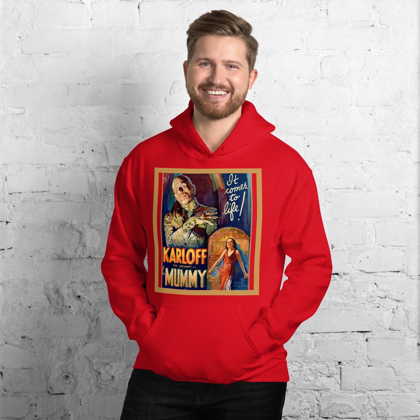 The Mummy 1932 Horror/Fantasy Unisex Hoodie, Classic Film, Boris Karloff