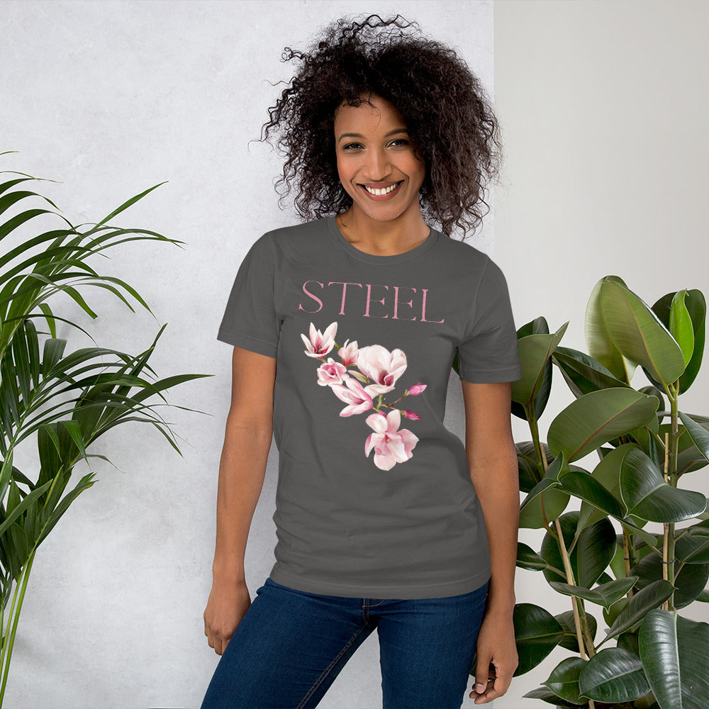 Steel Magnolias Unisex t-shirt, Vibrant Magnolias for Movie Lovers, Life Goes On Message, Gift for Mothers and Daughters