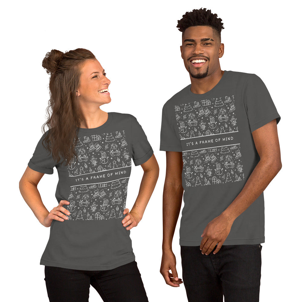 It's a Frame of Mind Christmas Unisex t-shirt, Miracle on 34th Street Quote, Movie Lover Gift