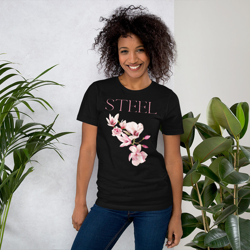 Steel Magnolias Unisex t-shirt, Vibrant Magnolias for Movie Lovers, Life Goes On Message, Gift for Mothers and Daughters