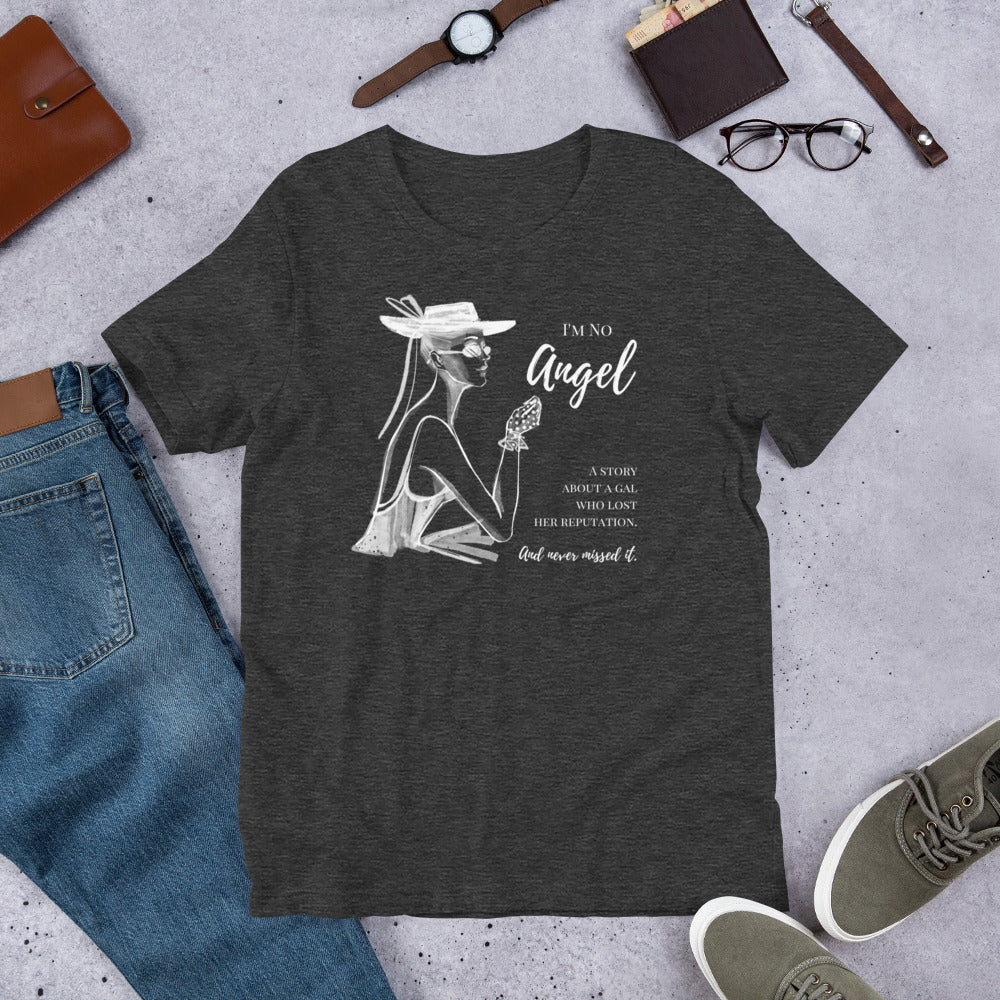 I'm No Angel Unisex t-shirt, Movie Tag-Line, Mae West Quote