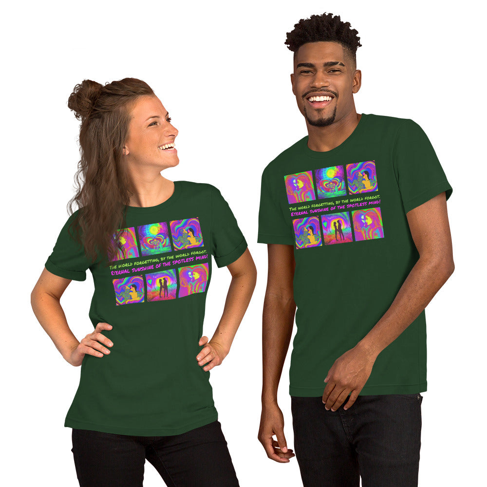 Eternal Sunshine of the Spotless Mind, Psychedelic Unisex T-Shirt, Alexander Pope Poem