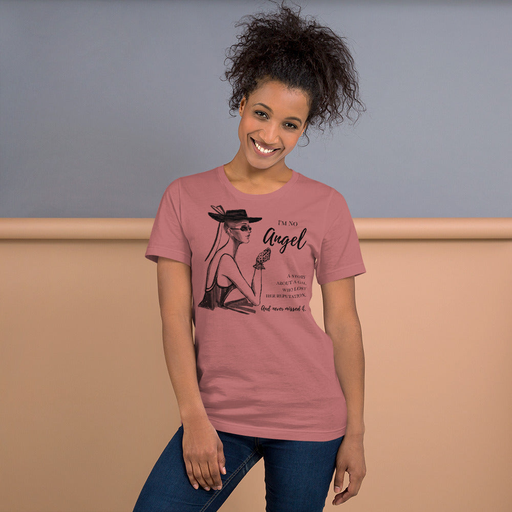 I'm No Angel Unisex t-shirt, Movie Tag-Line, Mae West Quote