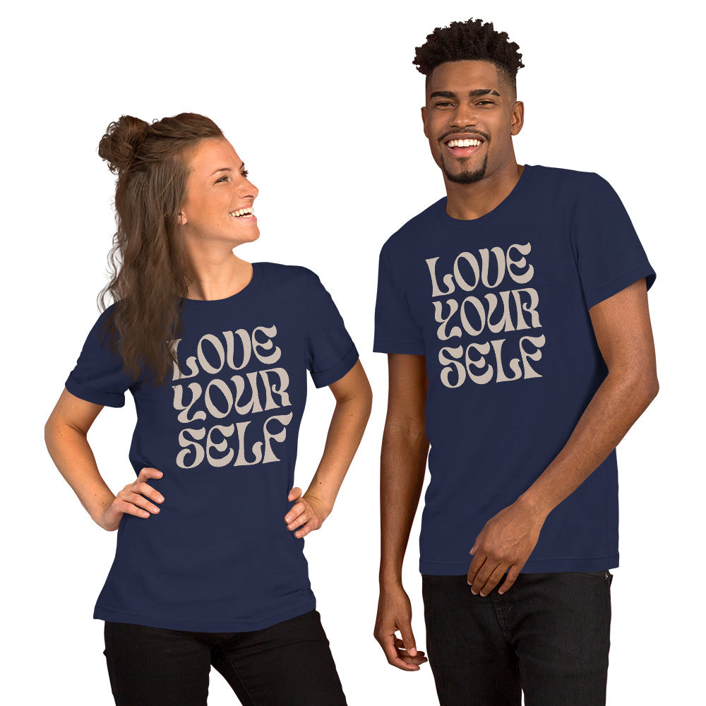 Love Your Self Unisex t-shirt, Love Yourself Message