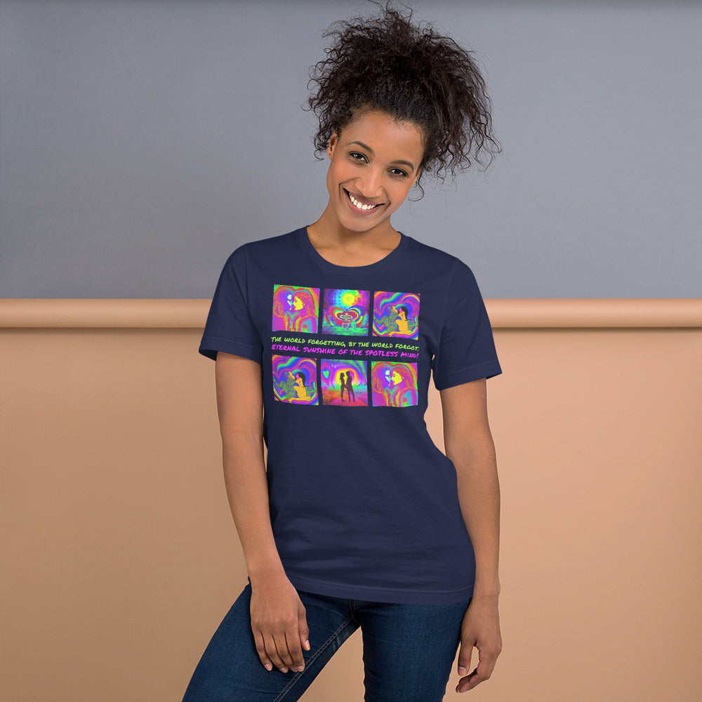 Eternal Sunshine of the Spotless Mind, Psychedelic Unisex T-Shirt, Alexander Pope Poem