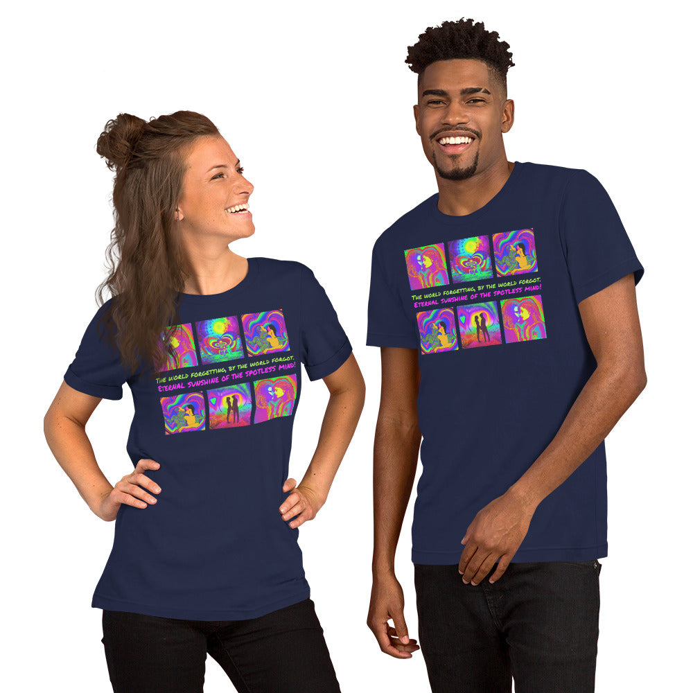 Eternal Sunshine of the Spotless Mind, Psychedelic Unisex T-Shirt, Alexander Pope Poem