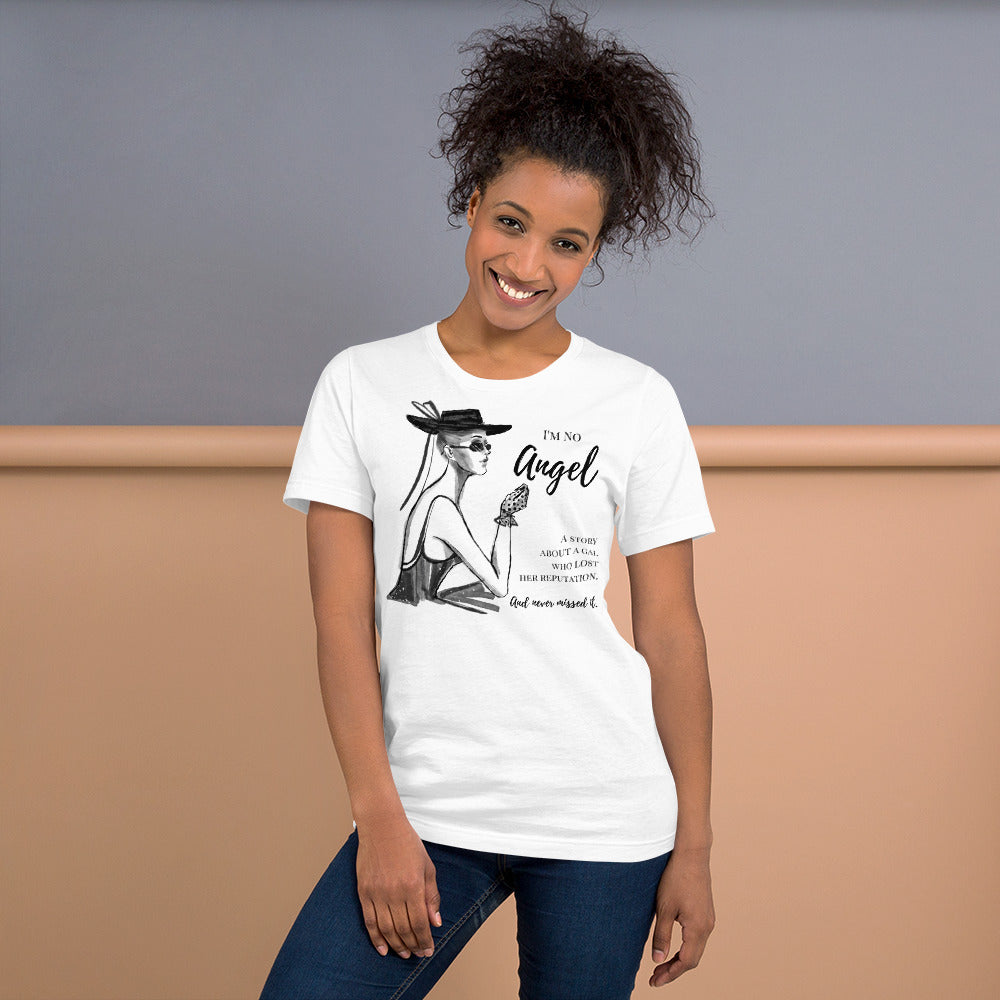 I'm No Angel Unisex t-shirt, Movie Tag-Line, Mae West Quote