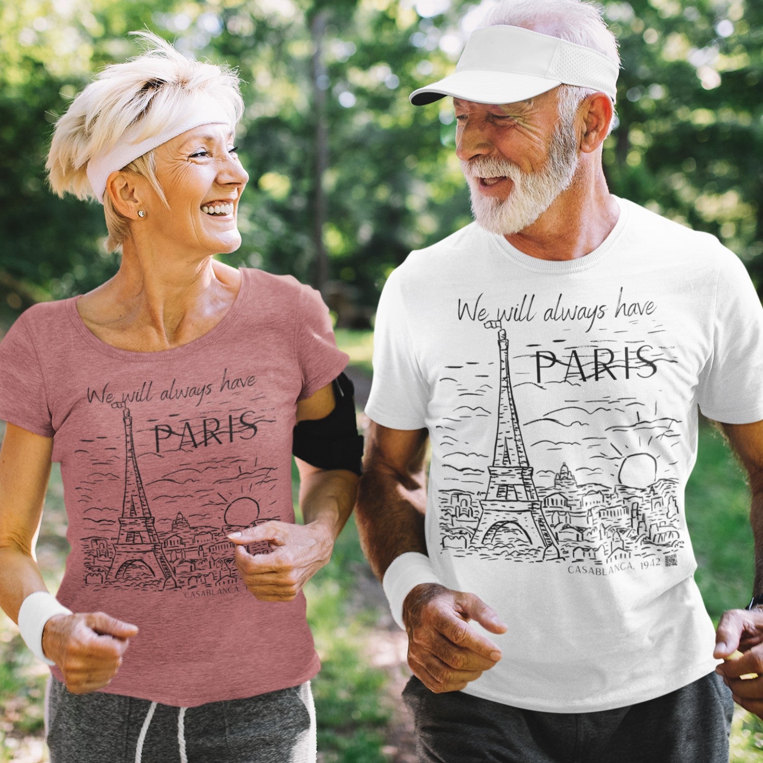 Paris couple outlet t shirt