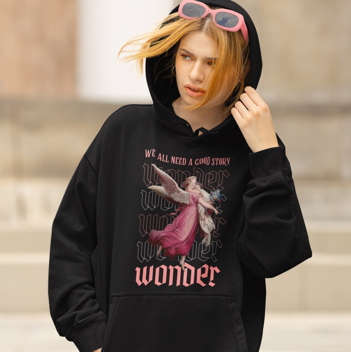 Wonder, We All Need a Good Story Print Unisex Hoodie