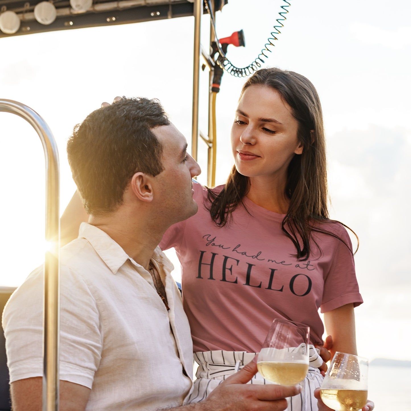 You Had Me at Hello Simple Unisex t-shirt