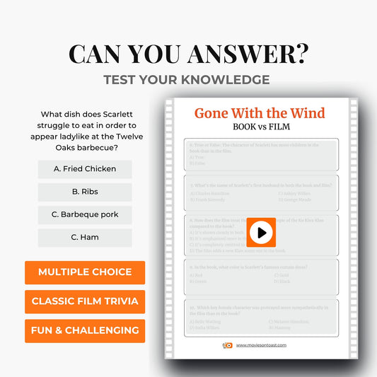 Gone with the Wind Quiz and Word Search