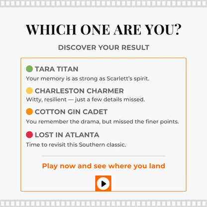 Gone with the Wind Quiz and Word Search